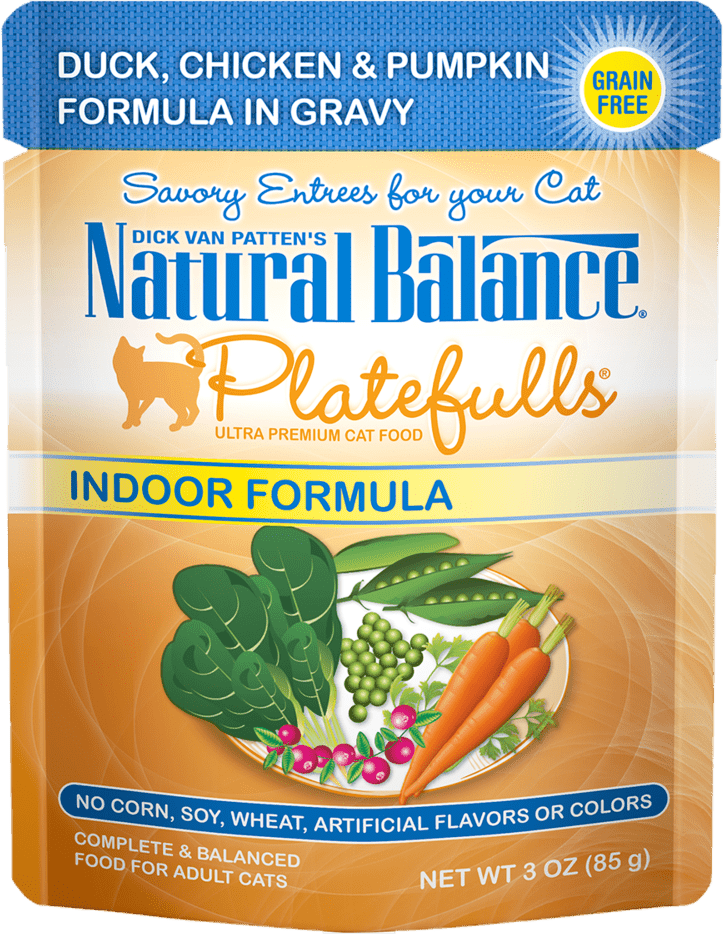 Natural Balance Platefulls Indoor Duck, Chicken & Pumpkin In Gravy